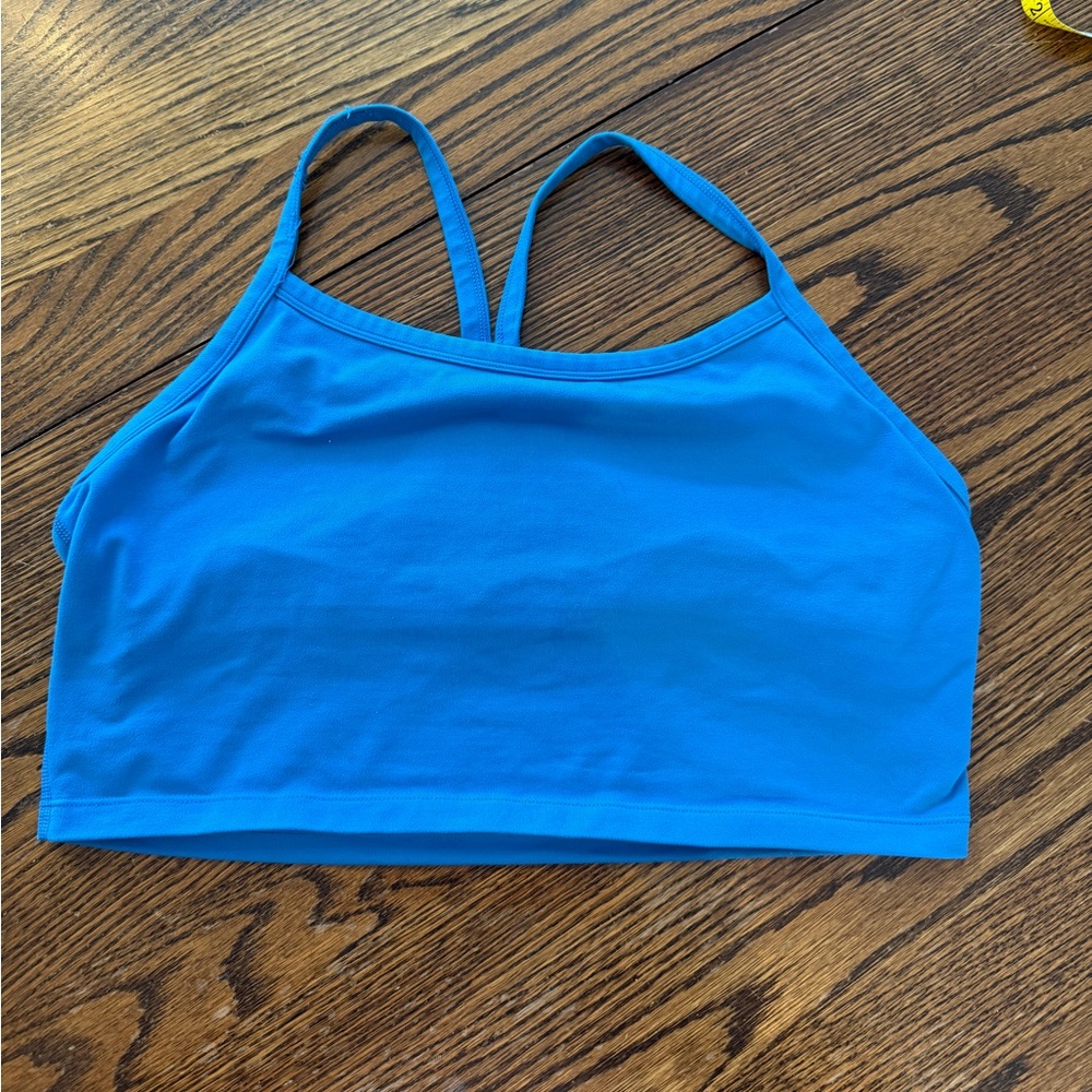 [Aerie] The Hugger Racerback Cropped Tank Blue XL